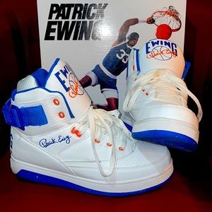 Patrick Ewing Shoes 33 HI x ORION HYBRID White/Blue/Orange